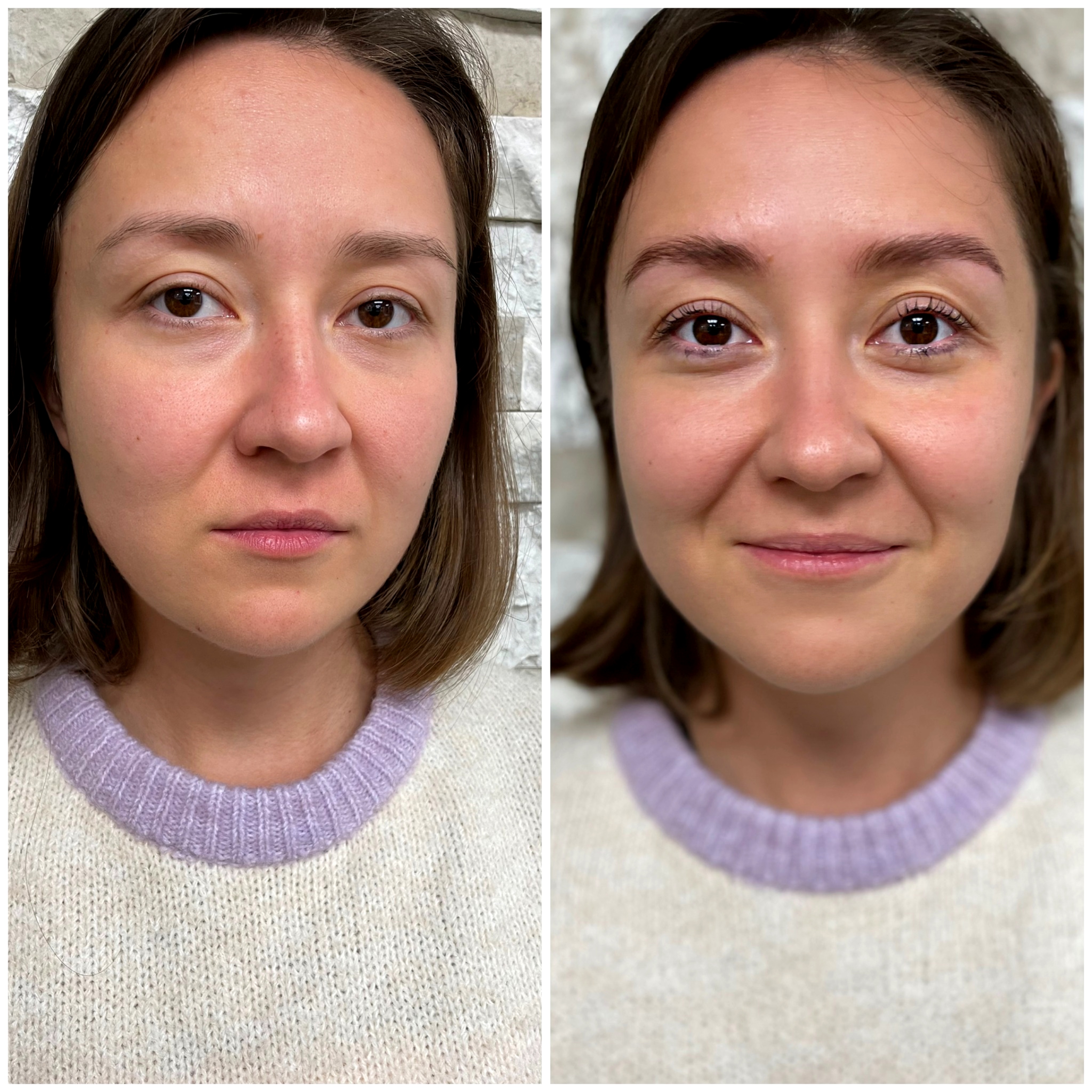 Brow shape and tint result at SBW Beauty