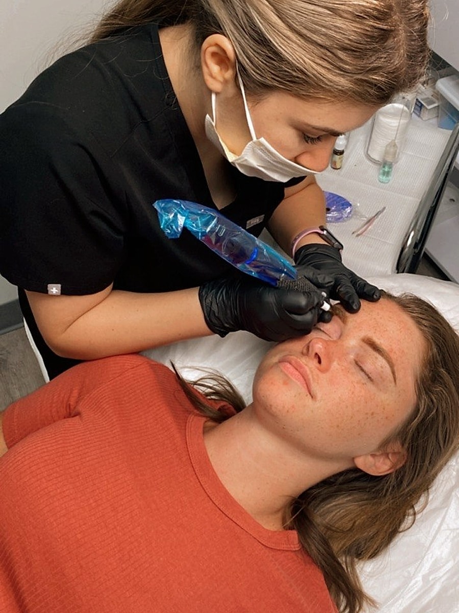 Mixed technique permanent makeup treatment at SBW Beauty