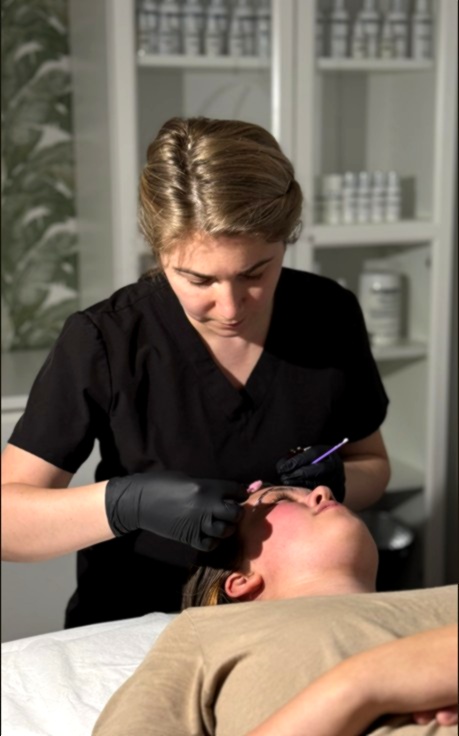 Brow waxing service at SBW Beauty