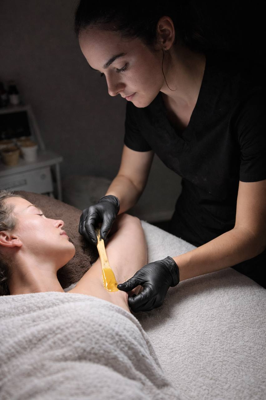 Underarm waxing service at SBW Beauty